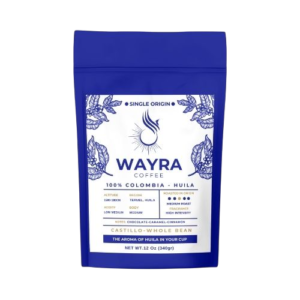 Whole Bean Coffee Medium Roast Net Wt. 12 Oz (340 gr) Colombian Premium Coffee